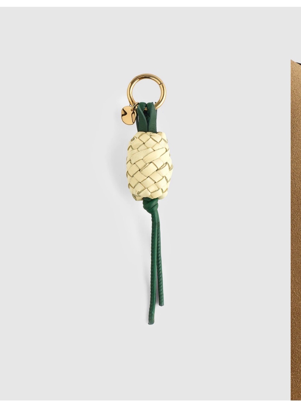 Woven Pineapple Bag Charm